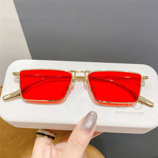 Frame Metal Square Sunglasses