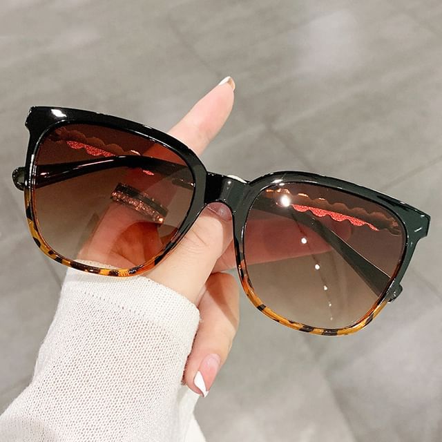 Square Pearl Faux Sunglasses