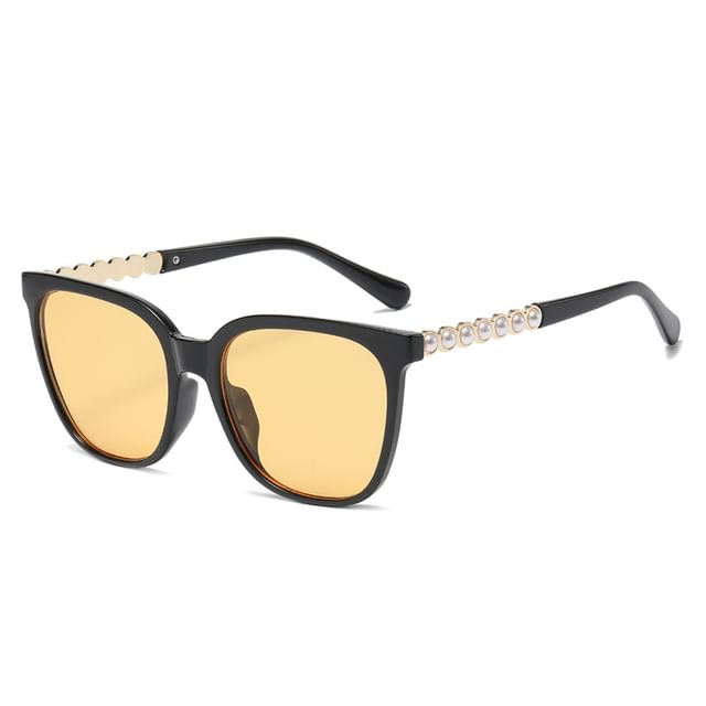 Square Pearl Faux Sunglasses
