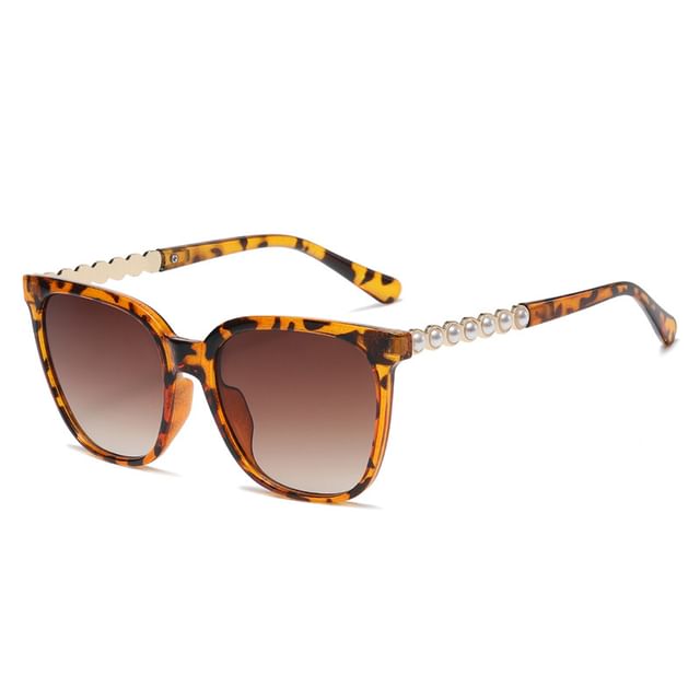 Square Pearl Faux Sunglasses