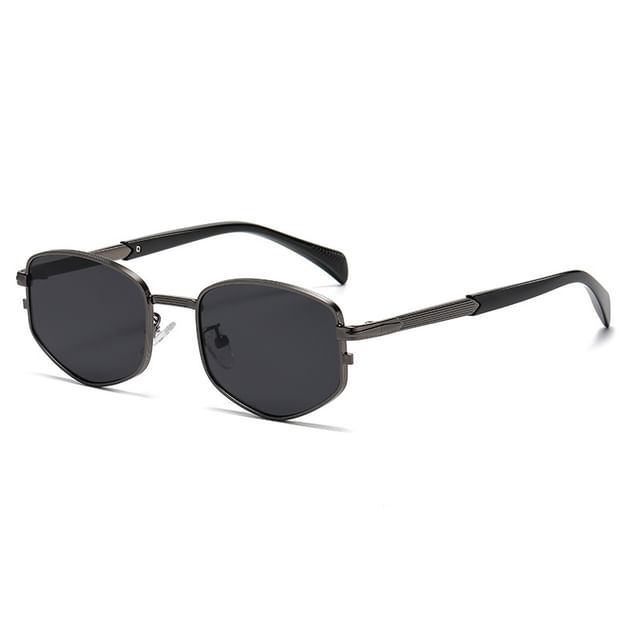 Frame Sunglasses Metal Geometric