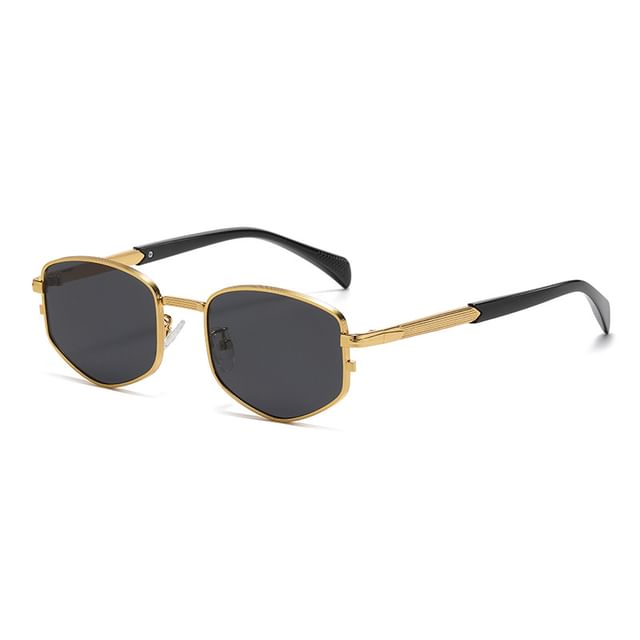 Frame Sunglasses Metal Geometric