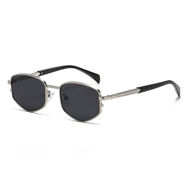 Frame Sunglasses Metal Geometric