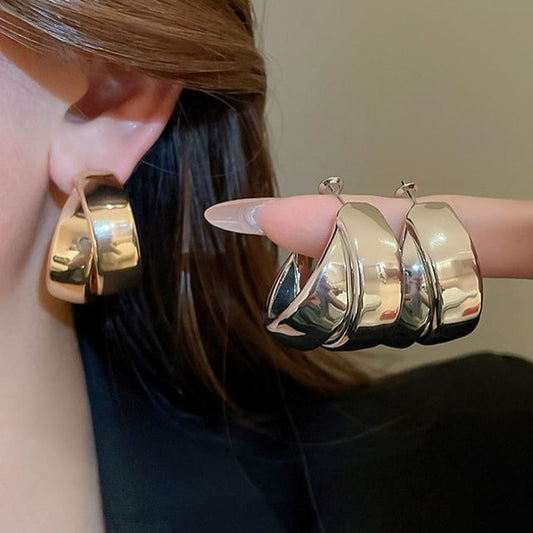 Layered Hoop Earring