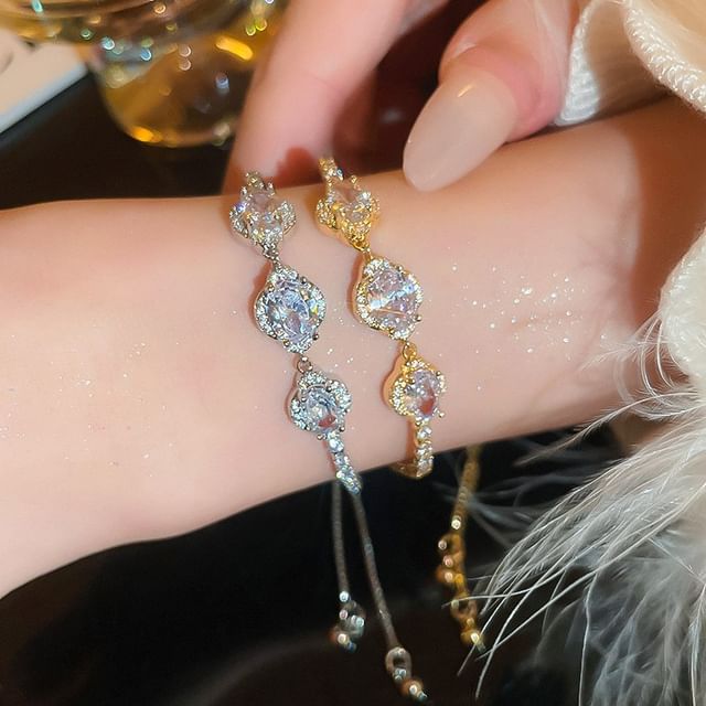 Floral Bracelet CZ