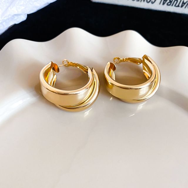 Layered Hoop Earring