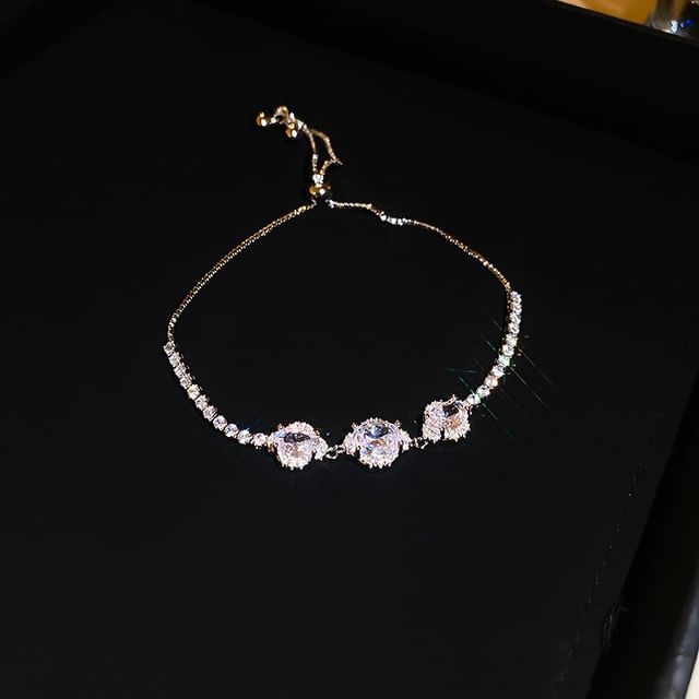Floral Bracelet CZ