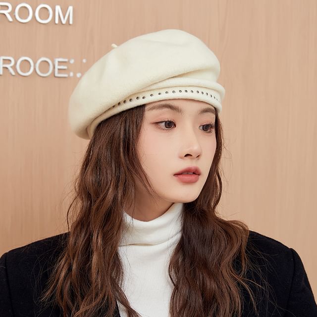 Beret Studded Hat