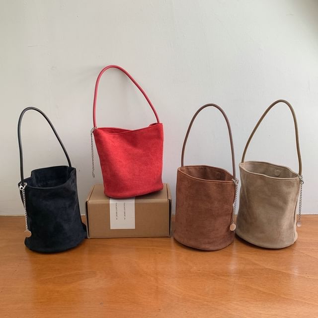 Bag Suede Faux Bucket