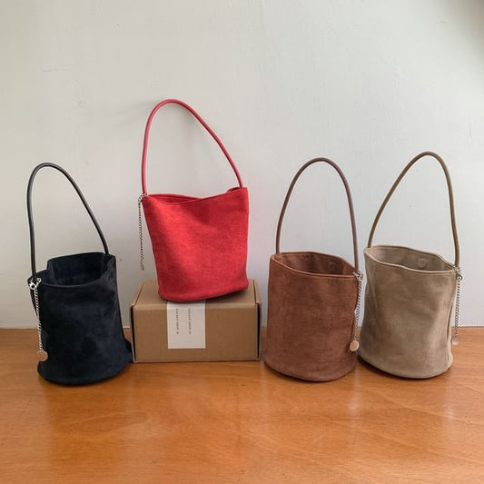 Bag Suede Faux Bucket
