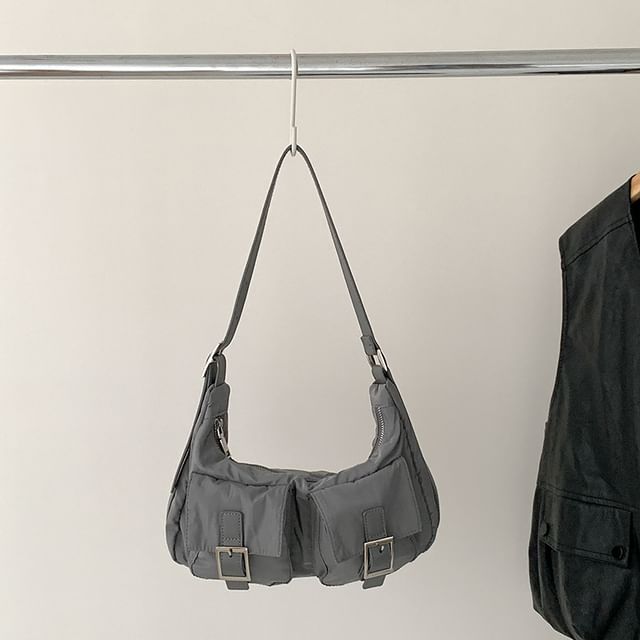 Bag Multi-Pocket Shoulder Buckled