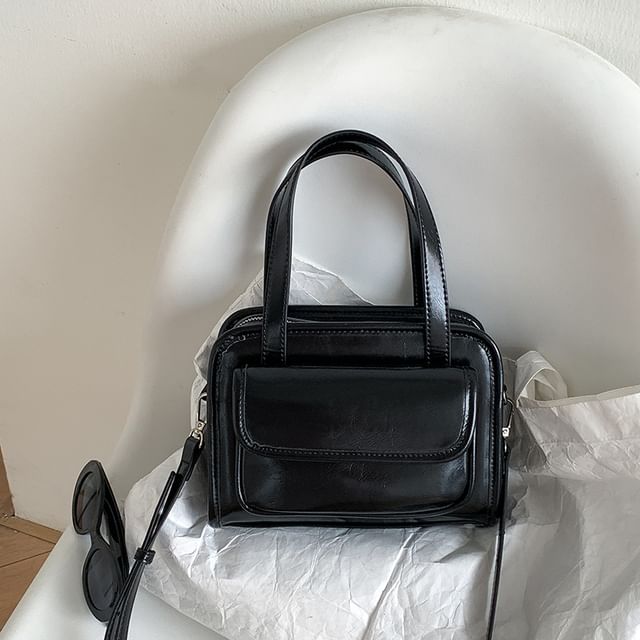 Bag Leather Crossbody Multi-Pocket Faux