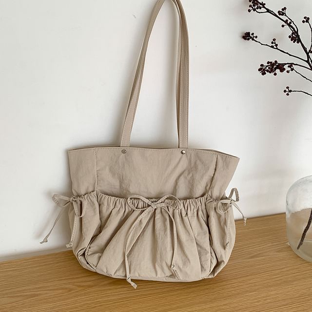 Tote Bow Multi-Pocket Bag