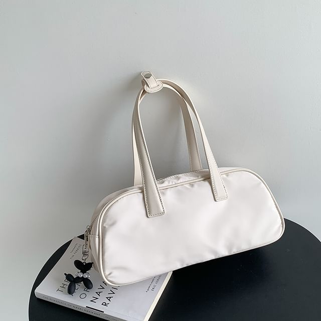 Contrast Plain Bag Tote Trim