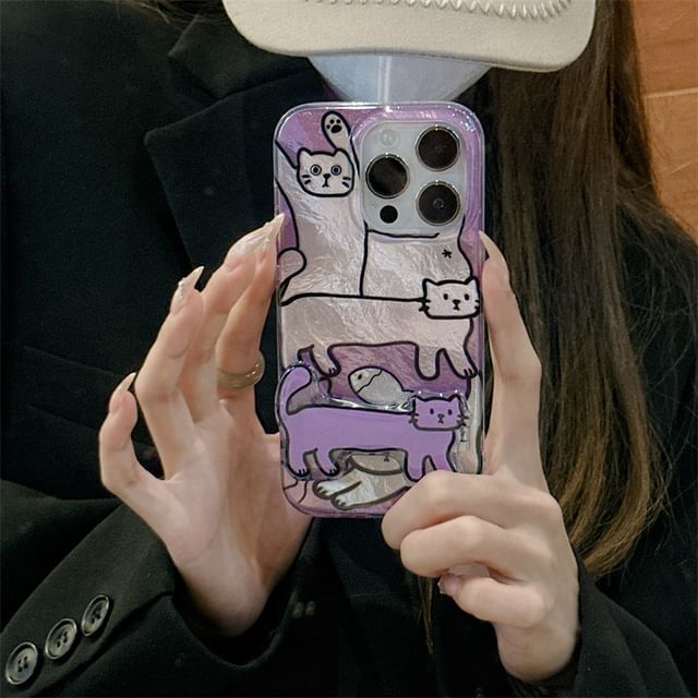 Set Stand Cat / Phone Case