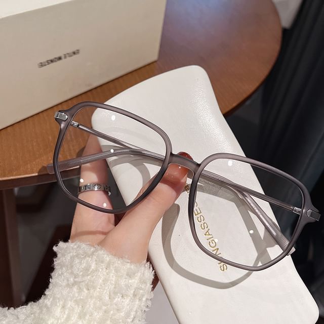 Square Blocking Light Blue Glasses