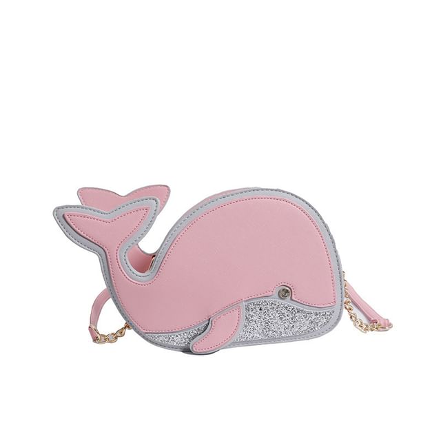 Dolphin Bag Crossbody Faux Leather