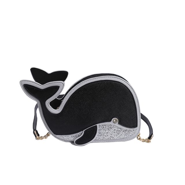 Dolphin Bag Crossbody Faux Leather