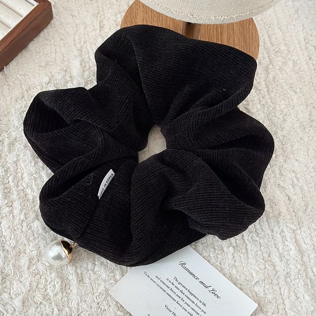 Plain Corduroy Scrunchie