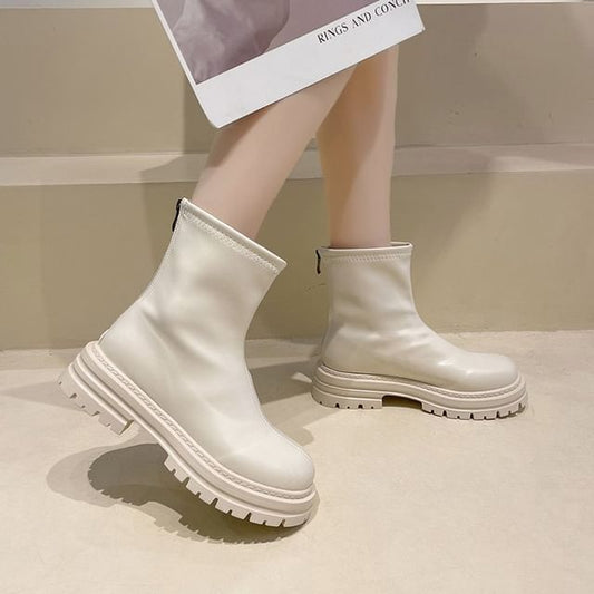 Zip Boots Platform Short
