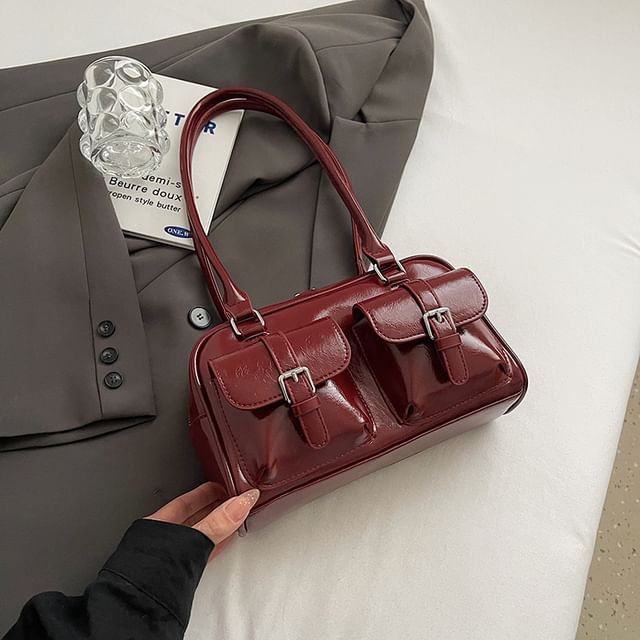 Bag Faux Leather / Tote Charm Multi-Pocket Set