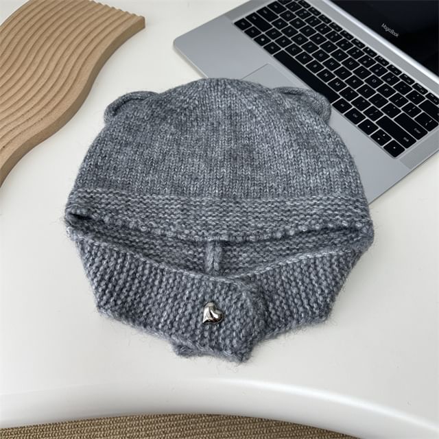 Bear Knit Balaclava Ear