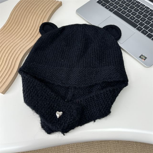 Bear Knit Balaclava Ear