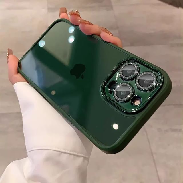 Lens Phone Protection Glitter Case