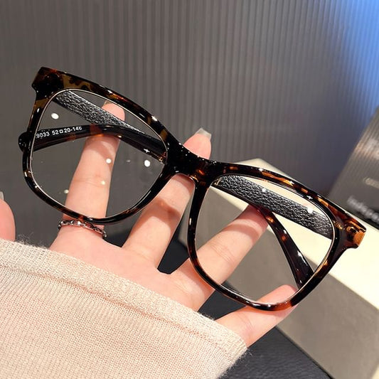 Blue Square Glasses Blocking Light