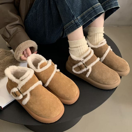 Boots Ankle Buckled Snow