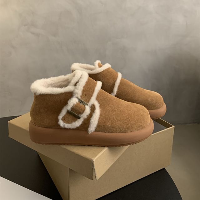 Boots Ankle Buckled Snow