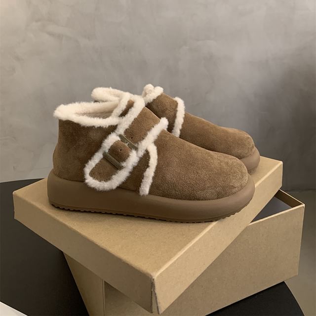 Boots Ankle Buckled Snow