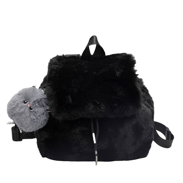 Fluffy Flap Backpack / Bag Charm / Set