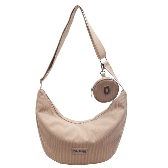 Set: Applique Crossbody Bag + Coin Purse