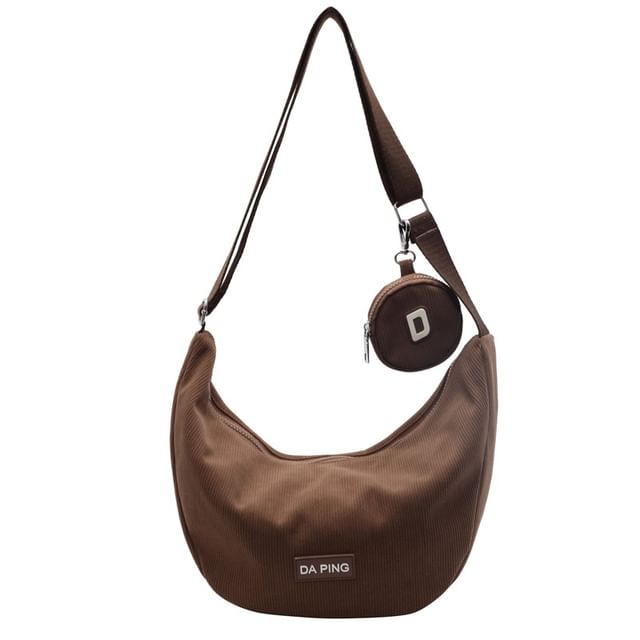 Set: Applique Crossbody Bag + Coin Purse