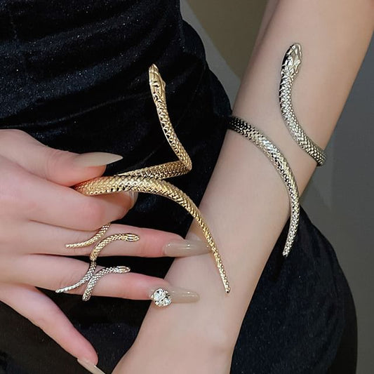 Set: Bangle Snake + Ring