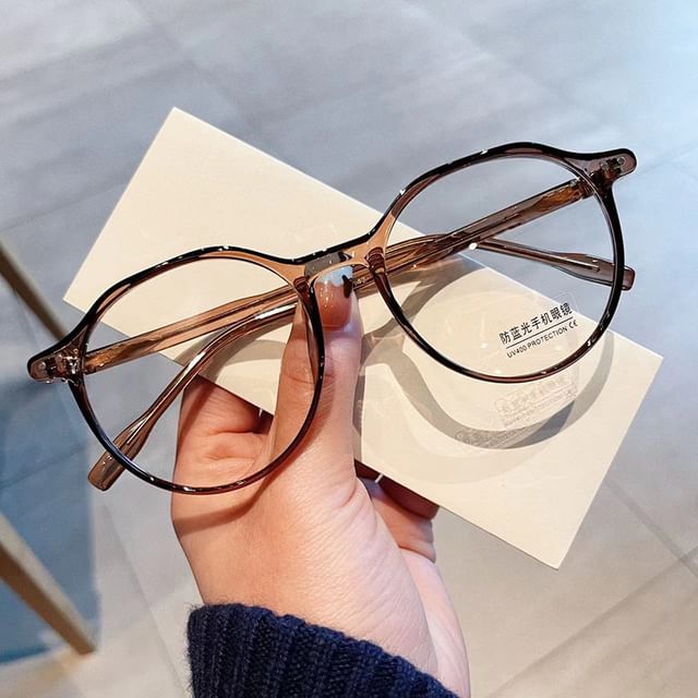 Round Eyeglasses Plain