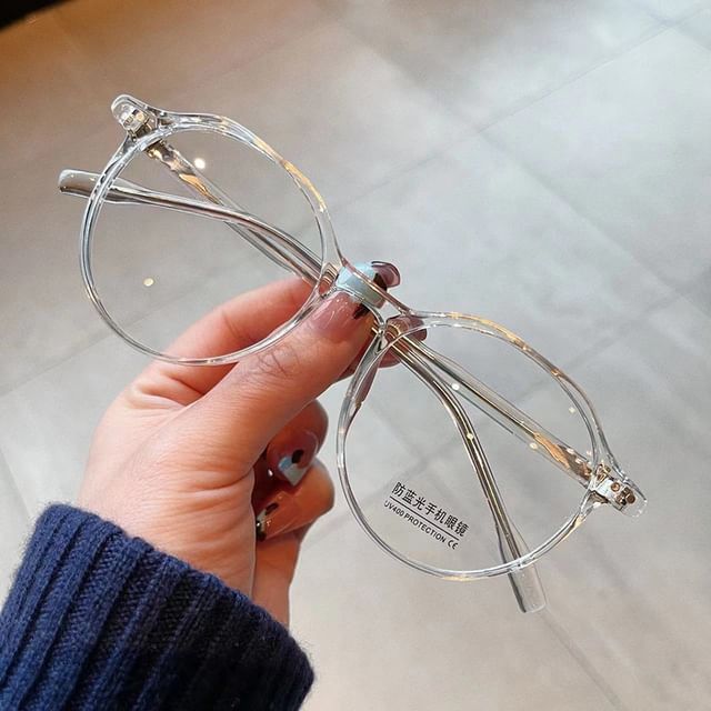 Round Eyeglasses Plain