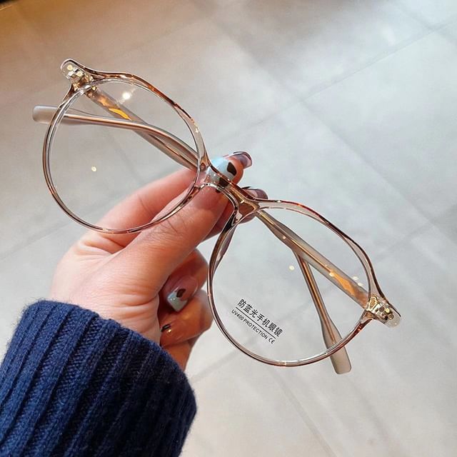 Round Eyeglasses Plain