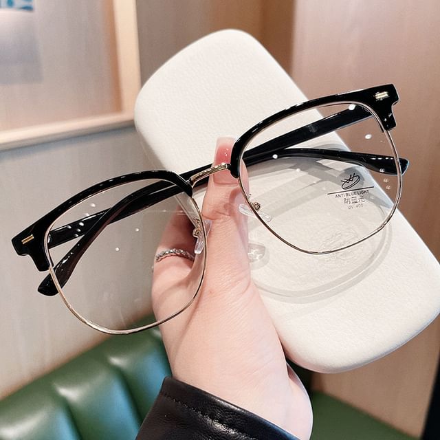 Frame Eyeglasses Half Square