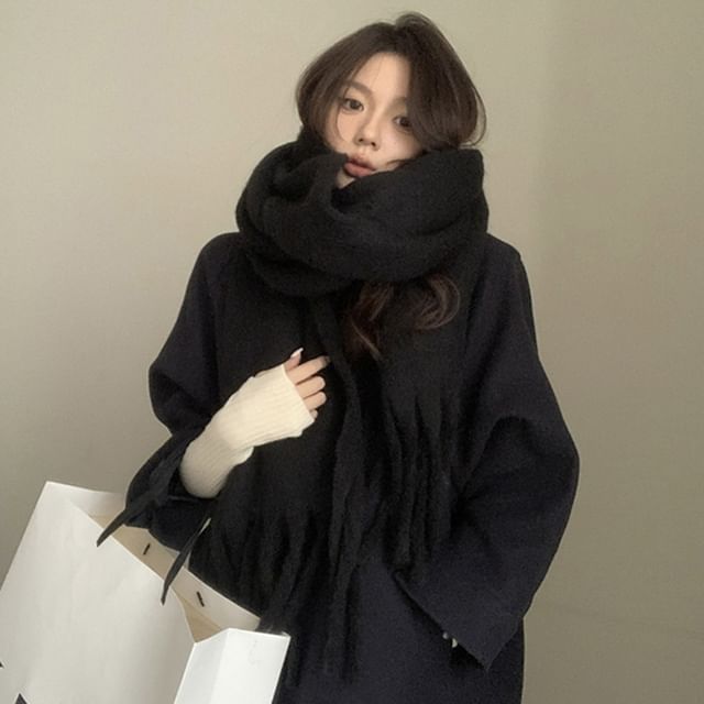 Fringe Scarf Plain