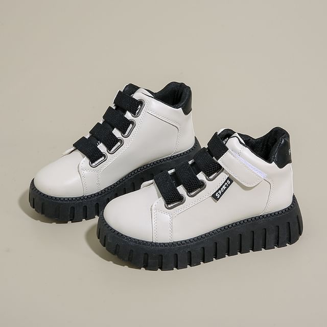 Top Platform Sneakers Panel High