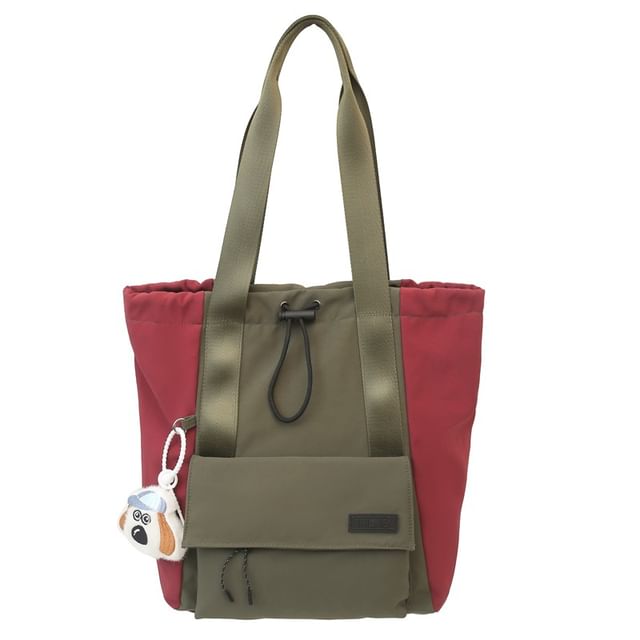 / Nylon Set Bag Drawstring Backpack Charm