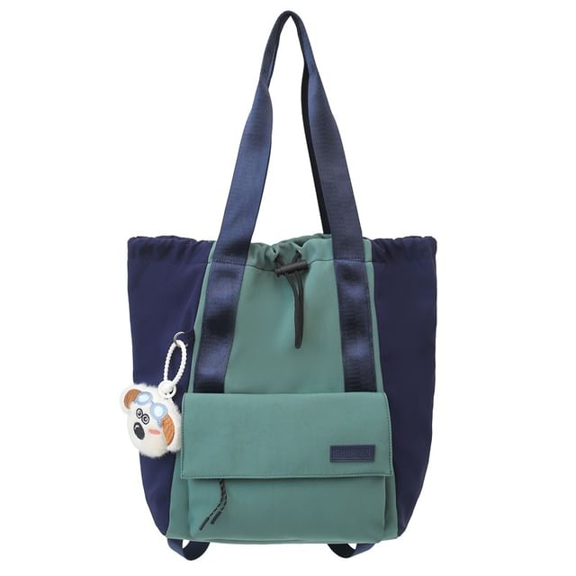 / Nylon Set Bag Drawstring Backpack Charm