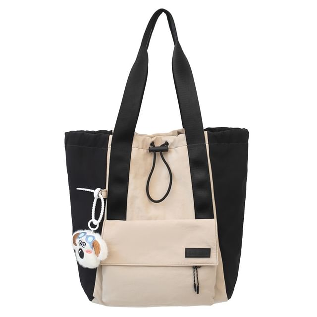 / Nylon Set Bag Drawstring Backpack Charm