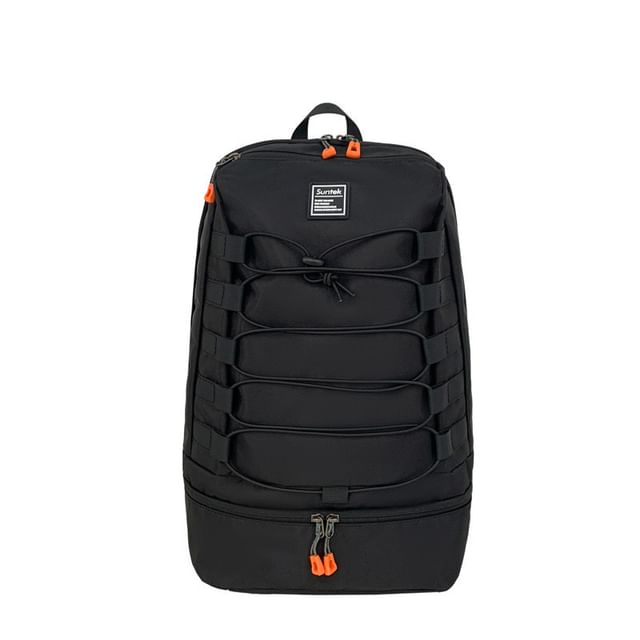 Lettering Applique Laptop Backpack