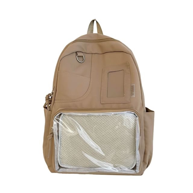 PVC Panel Nylon Laptop Backpack / Bag Charm / Badge / Set