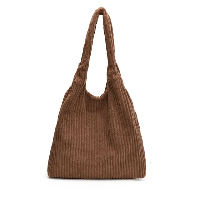 Corduroy Tote Plain Bag