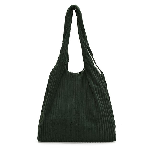 Corduroy Tote Plain Bag