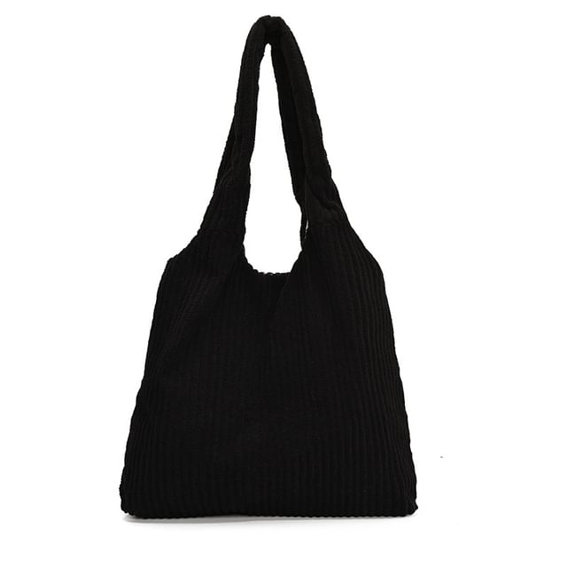 Corduroy Tote Plain Bag